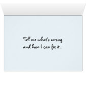 Die Reparatur von Beziehungen "Mach mich nicht rat (Innenansicht Horizontal (Unten))