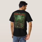 Die Reptile Den "Painted Python" T-Shirt (Schwarz voll)