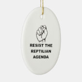 Die Reptilien-Agenda Keramik Ornament (Rechts)