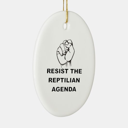 Die Reptilien-Agenda Keramik Ornament (Rechts)