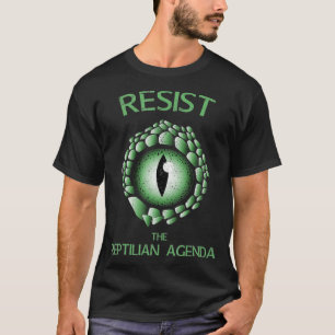 Die Reptilien-Agenda Verschwörungstheorie Liza T-Shirt