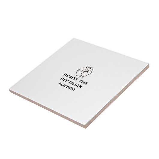 Die Reptilienagenda widerstehen Fliese (Seite)