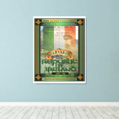 Die Republik Irland Centennial. Leinwanddruck (Insitu (Holzboden))
