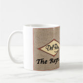 Die Republik Playa auf Toes Beach Sand Kaffeetasse (Links)