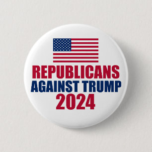 Die Republikaner gegen die Wahl Trump 2024 Button