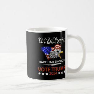 Die Republikaner haben Trump 2024 gewählt, wie es Kaffeetasse