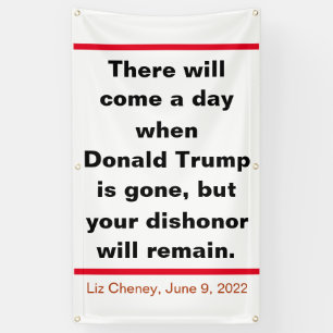 Die Republikaner, Ihre Ehrerbietung wird Cheney Zi Banner