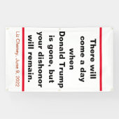 Die Republikaner, Ihre Ehrerbietung wird Cheney Zi Banner (Horizontal)