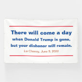 Die Republikaner, Ihre Ehrerbietung wird Cheney Zi Banner (Horizontal)