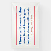 Die Republikaner, Ihre Ehrerbietung wird Cheney Zi Banner (Vertikal)