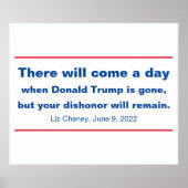 Die Republikaner, Ihre Ehrerbietung wird Cheney Zi Poster (Vorne)