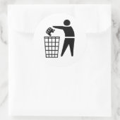 Die Republikaner sind Müll Runder Aufkleber (Tasche)