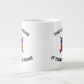 Die Republikanerin ist tot T - Shirt Jumbo-Tasse (Vorderseite)