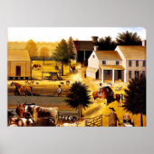 Die Residenz von David Twining - Edward Hicks Poster (Vorne)