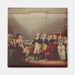 Die Resignation von George Washington Magnet