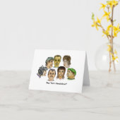 Die Resolutionen des neuen Jahres sind Lässige Ver Karte (Gelbe Blume)