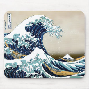 Die restaurierte Große Welle vor Kanagawa von Hoku Mousepad