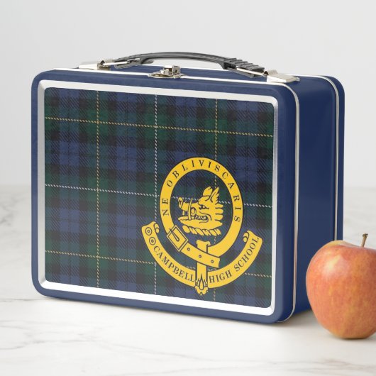 Die Retro-Lunchbox Metall Brotdose (Beispiel)