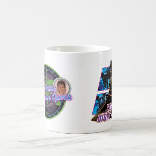 Die Retro-Synthwave-Oper Kaffeetasse (Mittel)