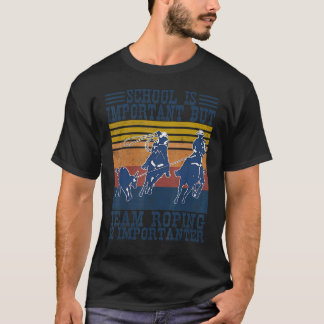 Die Retro Vintag School ist eine wichtige Frauenor T-Shirt