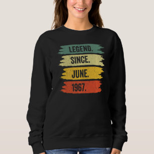 Die Retro-Vintagen Legenden des 55. Geburtstages w Sweatshirt