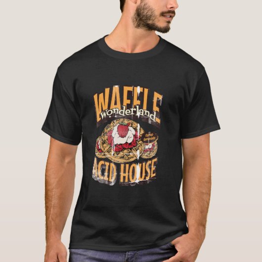 Die Retro-Waffel-Acid-House T-Shirt (Vorderseite)