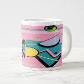 Die Retrowellen des Ruhmes - Ken Gage Art Jumbo-Tasse (Vorderseite Rechts)