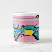 Die Retrowellen des Ruhmes - Ken Gage Art Jumbo-Tasse (Vorderseite)