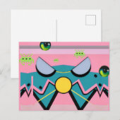 Die Retrowellen des Ruhmes - Ken Gage Art Postkarte (Vorne/Hinten)