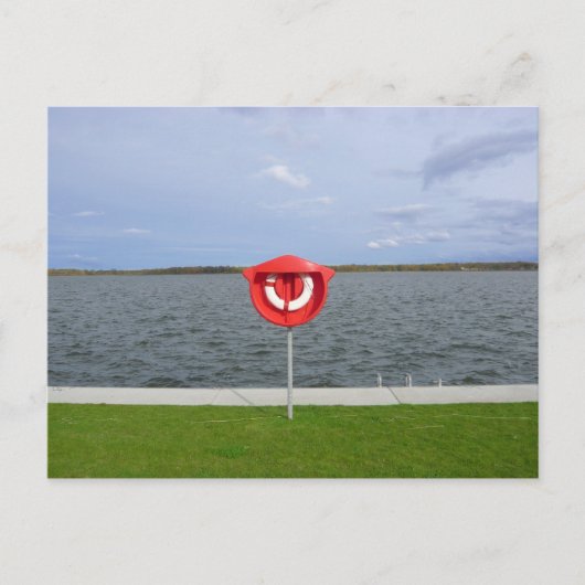 Die Rettung... Postkarte (Vorderseite)