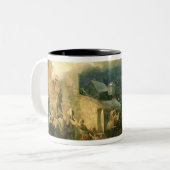 Die Rettung von John Wesley Zweifarbige Tasse (Vorderseite Links)