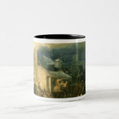 Die Rettung von John Wesley Zweifarbige Tasse (Mittel)