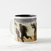 Die Rettung Zweifarbige Tasse (Vorderseite Links)