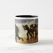 Die Rettung Zweifarbige Tasse (Mittel)