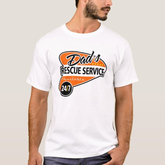 Die Rettungs-Service 24/7 des Vaters - Harley T-Shirt (Vorderseite)