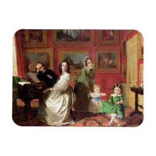 Die Rev. und Frau Palmer-Lovell mit ihrer Tochter Magnet