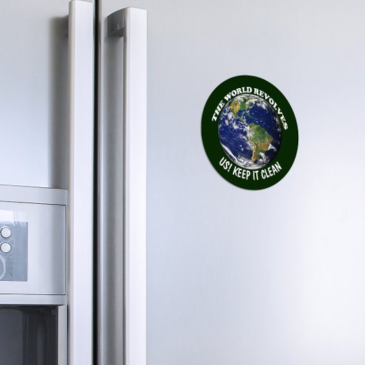 Die Revolten der Welt um uns Behielt es sauber Bew Magnet