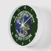 Die Revolten der Welt um uns Behielt es sauber Bew Uhr (Winkel)