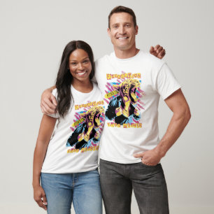 Die Revolution fängt von innerhalb des rotierenden T-Shirt