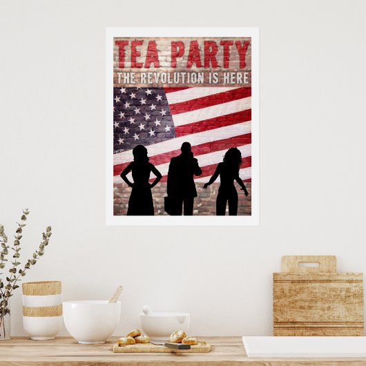 Die Revolution ist da Poster (Küche)