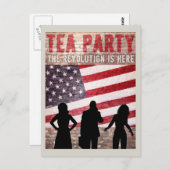 Die Revolution ist da Postkarte (Vorne/Hinten)