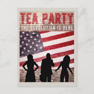 Die Revolution ist da Postkarte