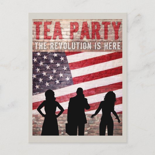 Die Revolution ist da Postkarte (Vorderseite)