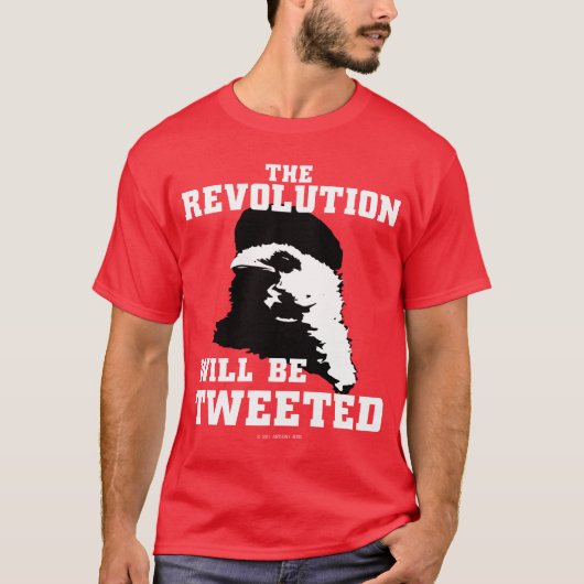 Die Revolution ist getweeteter T - Shirt (Vorderseite)