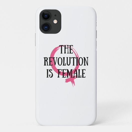 Die Revolution ist weiblich Case-Mate iPhone Hülle (Rückseite)