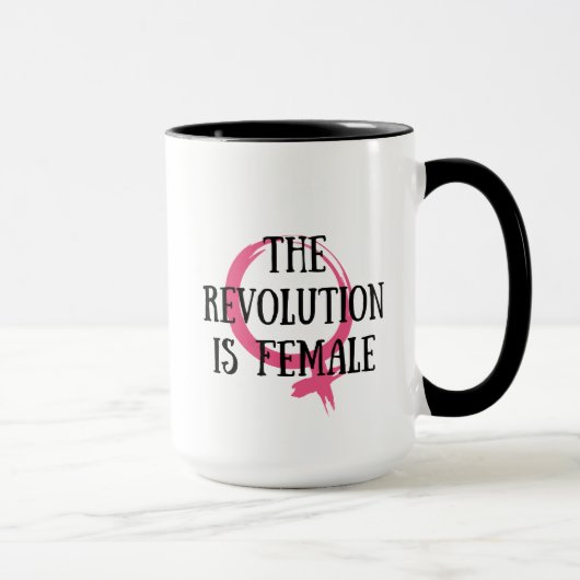 Die Revolution ist weiblich Tasse (Rechts)