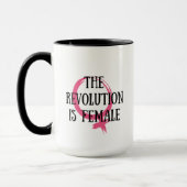 Die Revolution ist weiblich Tasse (Links)