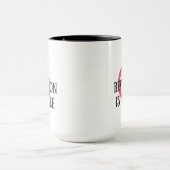 Die Revolution ist weiblich Tasse (Zentrum)