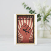 Die Revolution mitmachen Postkarte (Stehend Vorderseite)