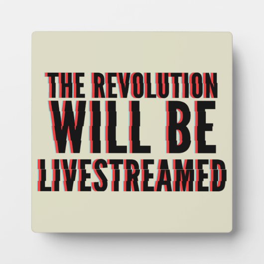 Die Revolution wird in einen neuen Rahmen gestellt (Vorderseite)